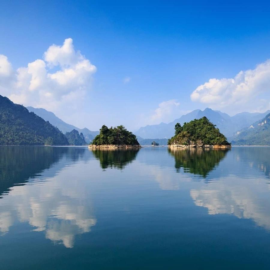 فندق Coc Poucفي  Ba Be Lakeside Bungalow المظهر الخارجي الصورة
