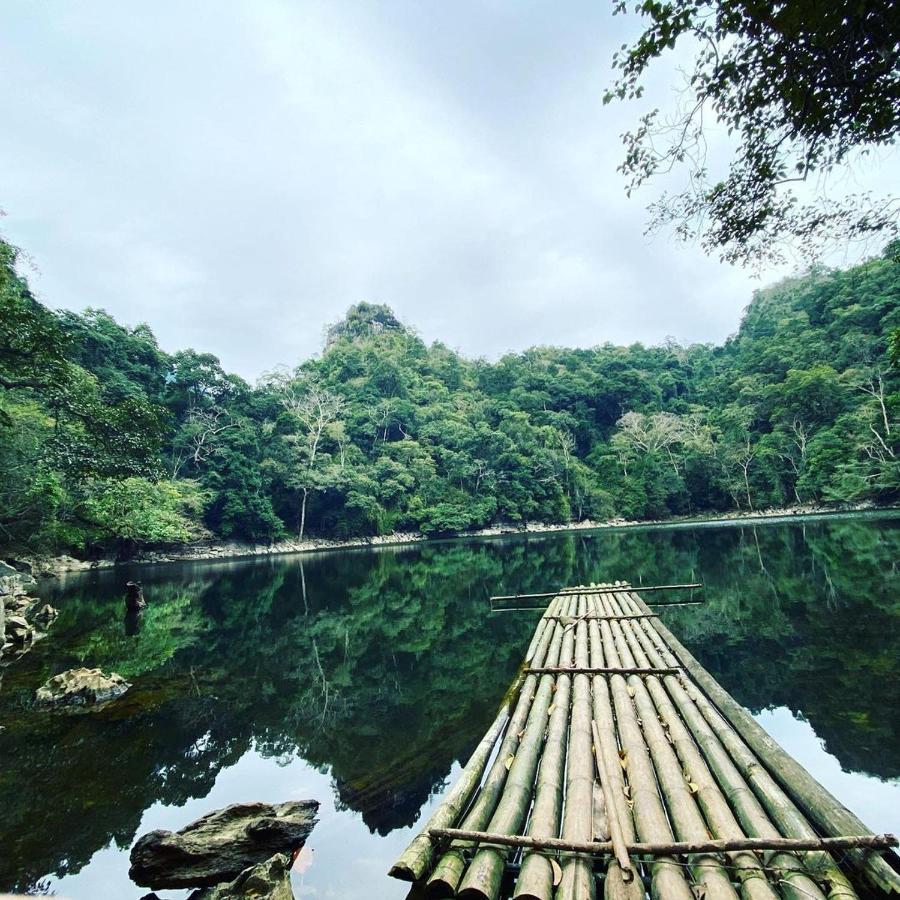 فندق Coc Poucفي  Ba Be Lakeside Bungalow المظهر الخارجي الصورة
