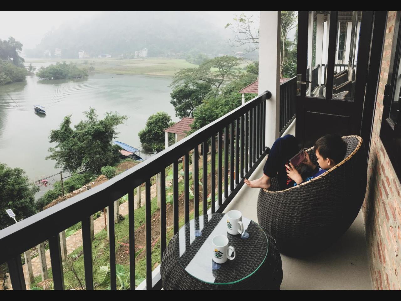 فندق Coc Poucفي  Ba Be Lakeside Bungalow المظهر الخارجي الصورة